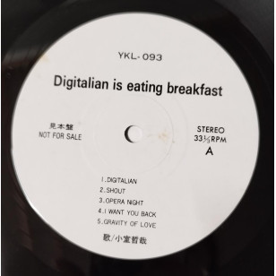 Tetsuya Komuro  小室哲哉 - Digitalian Is Eating Breakfast 1989 見本盤 Japan Promo Vinyl LP **READY TO SHIP from Hong Kong***